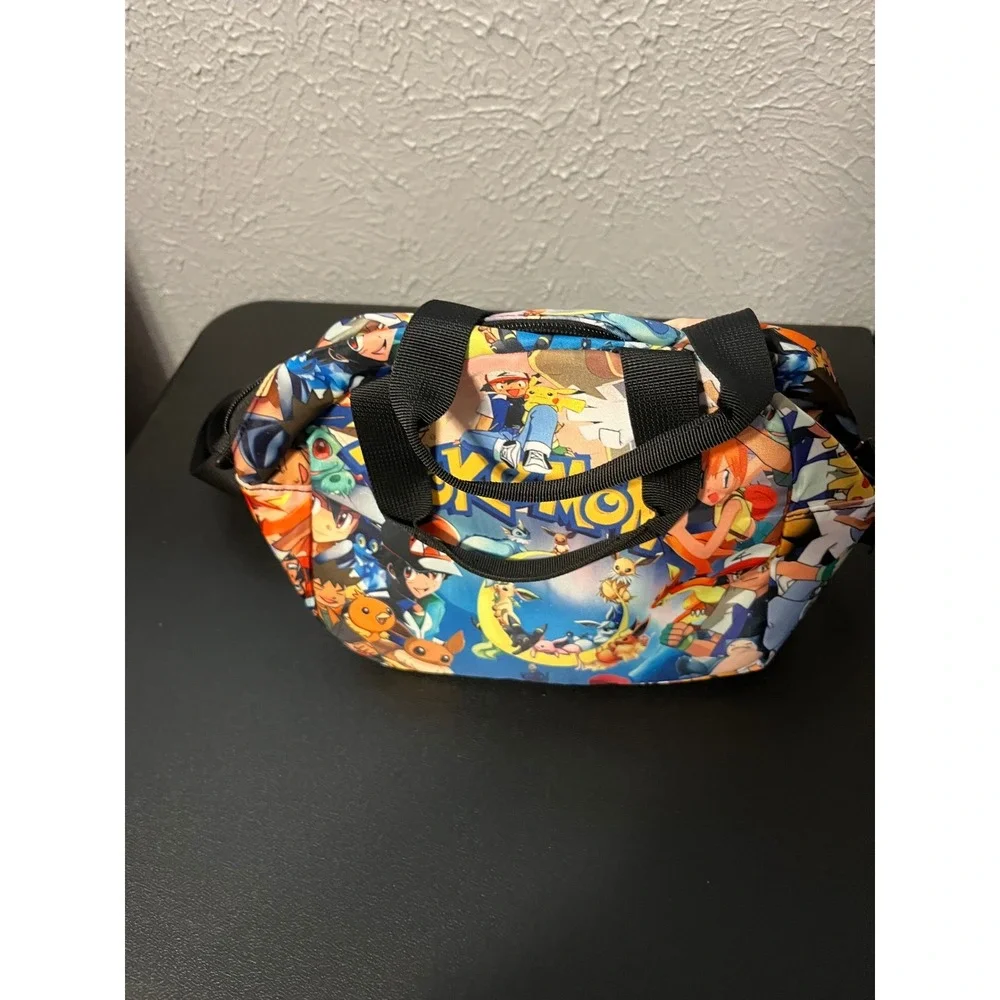 Pokemon 3 Piece Backpack Set Ash Pikachu Lunch Bag Pencil Case Multicolor NWOT